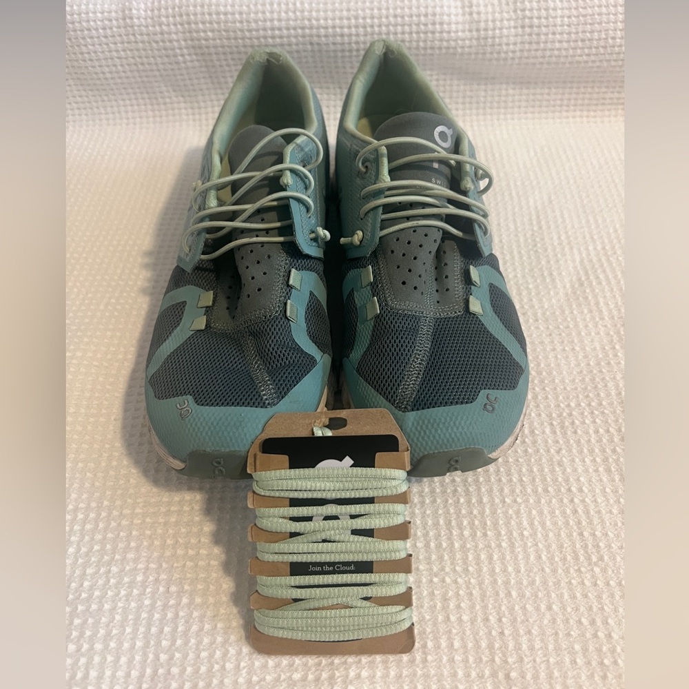 On Running Green Athletic Shoes